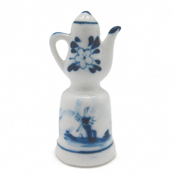 Dutc Ceramic Spoon Rests Delft Blue Teapot