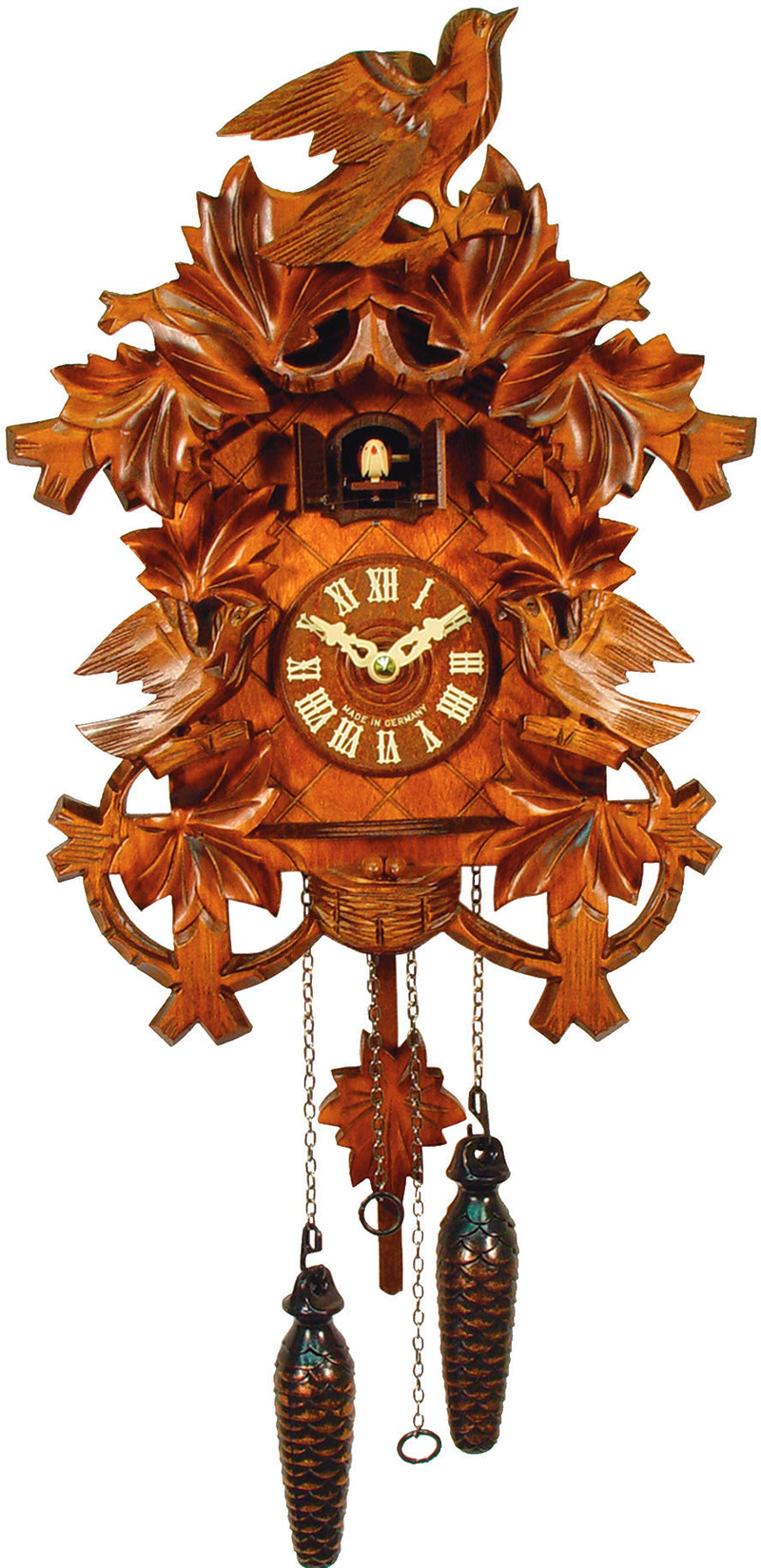 Black Forest Carved German Cuckoo Clock - OktoberfestHaus.com
