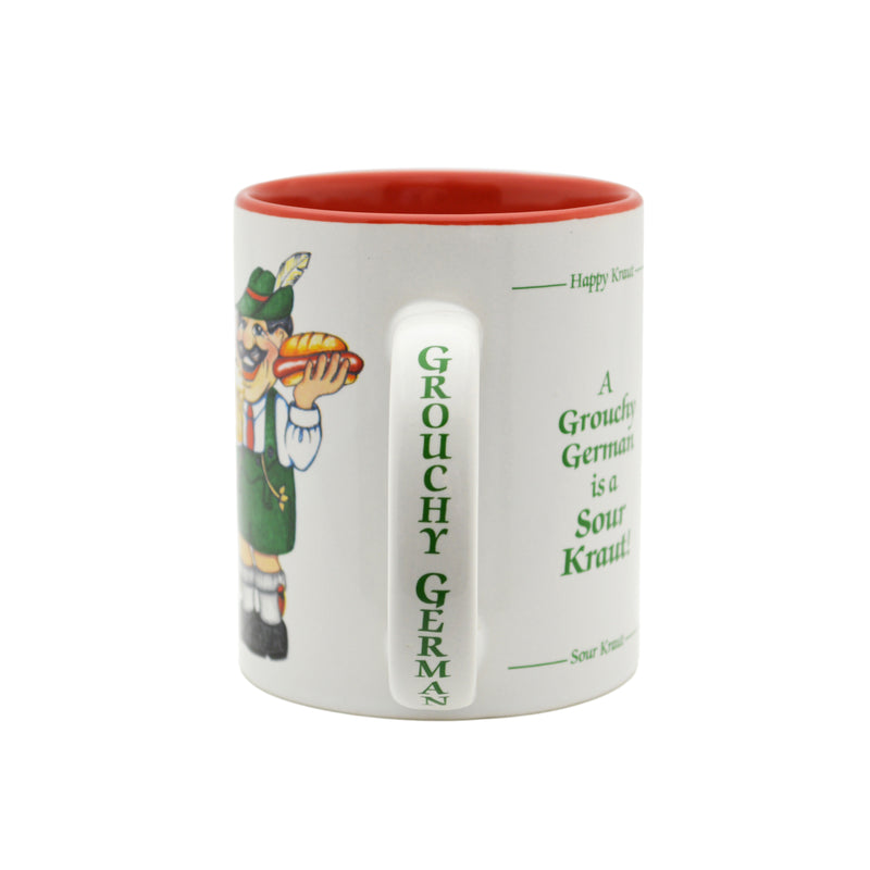 "A Grouchy German Is A Sour Kraut" German Gift Idea Mug - 2 OktoberfestHaus.com