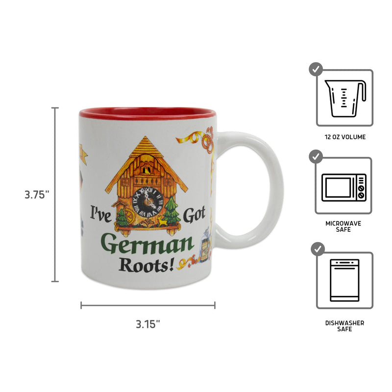 German Gift Idea Coffee Cup "I've Got German Roots"