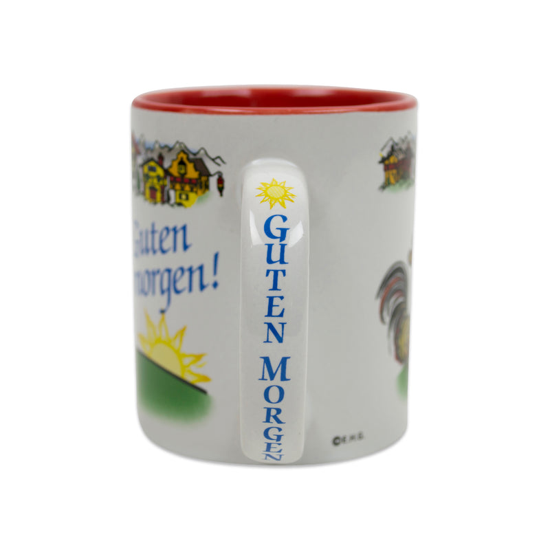 German Gift Idea Coffee Cup "Guten morgen"