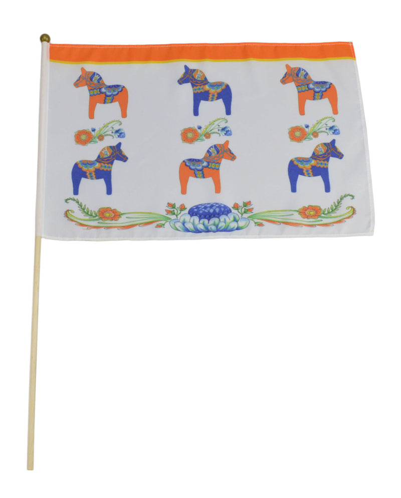 Dala Horse Flag - OktoberfestHaus.com
