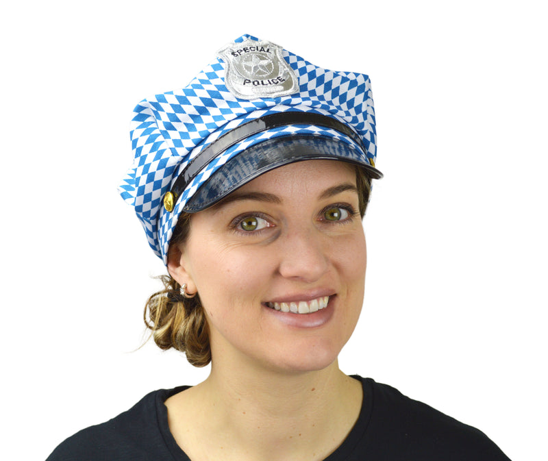 Oktoberfest Party Bavarian Police Hat - 2 - OktoberfestHaus.com