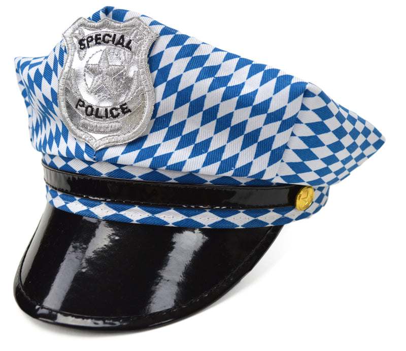 Oktoberfest Party Bavarian Police Hat - 1 - OktoberfestHaus.com