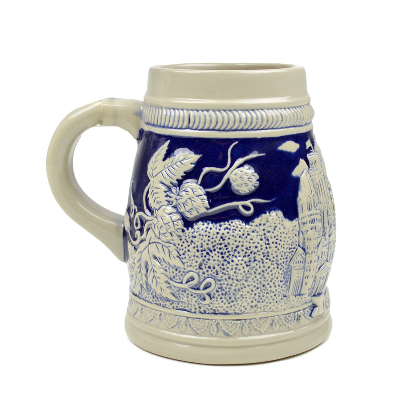 Cobalt Blue Landmarks of Berlin .75L Beer Stein -3